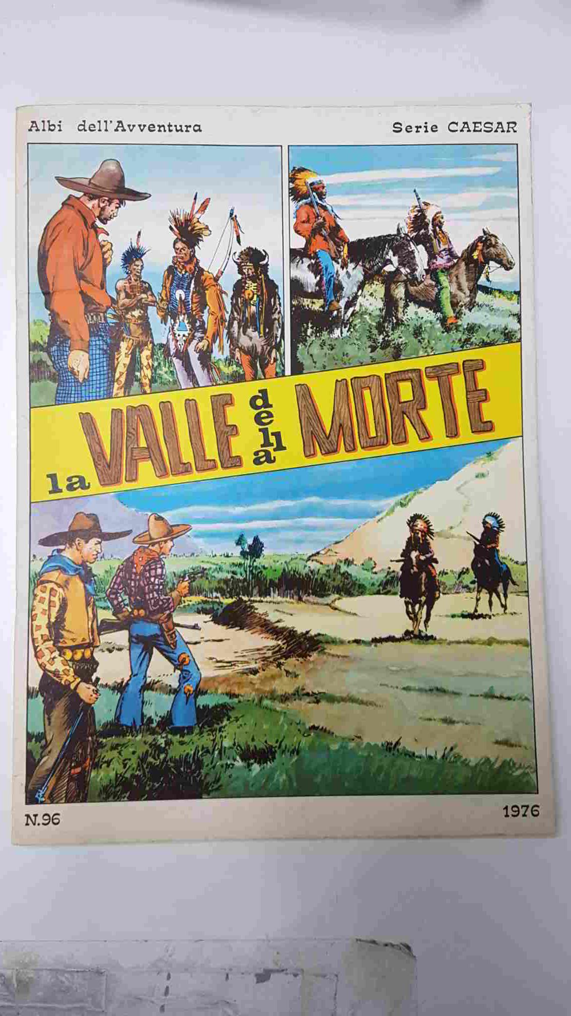 Comic: La Valle della Morte collana Albi dell Avventura serie Caesar num 96 (1976)
