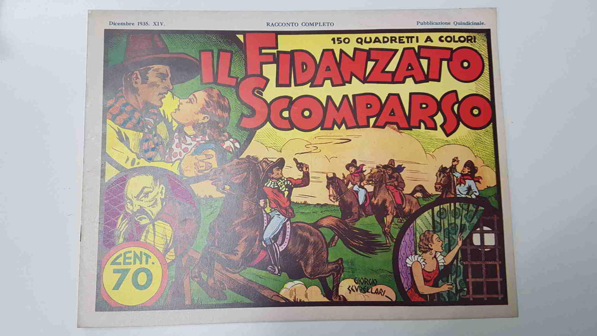 Comic: il Fadanzato Scomparso. Diciembre 1935, Racconto Completo. Giogio Scudellari