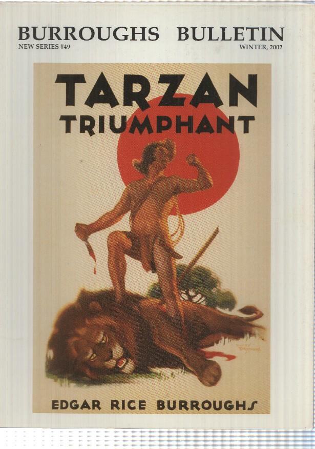 revista: Burroughs Bulletin, New Series num 49, winter 2002 - Tarzan triumphant