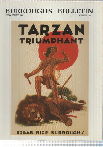 revista: Burroughs Bulletin, New Series num 49, winter 2002 - Tarzan triumphant