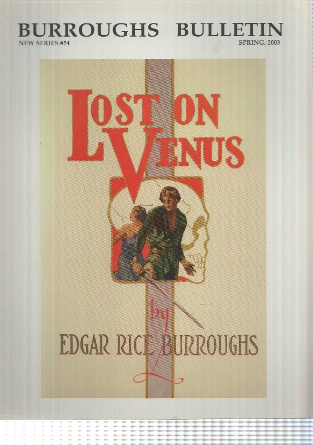 revista: Burroughs Bulletin, New Series num 54, spring 2003 - Pirates Venus