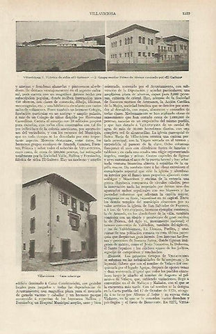 LAMINA DE ESPASA 297: Vistas de Villaviciosa