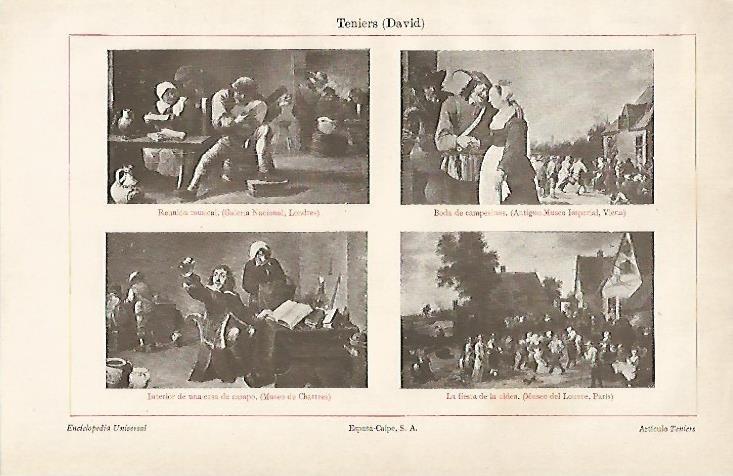 LAMINA ESPASA 2748: Obras de David Teniers