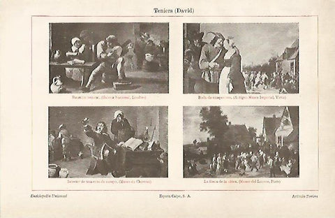 LAMINA ESPASA 2748: Obras de David Teniers