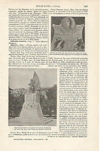 LAMINA ESPASA 20288: Monumento a Noval en Madrid