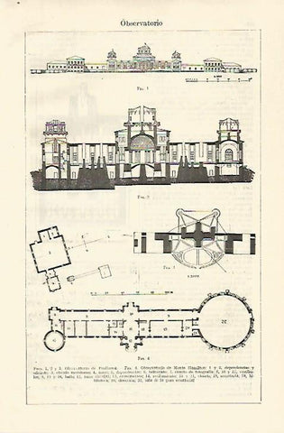 LAMINA ESPASA 21258: Planta de observatorio