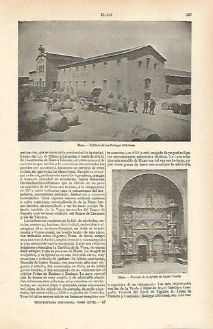 LAMINA ESPASA 21575: Bodegas Bilbainas de Haro
