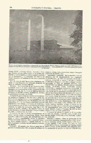 LAMINA ESPASA 21727: Central de Portcheville por Electricite de France