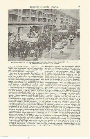 LAMINA ESPASA 21729: Manifestacion en Saint Nazaire en 1957