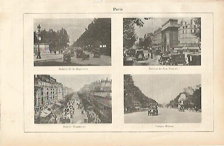 LAMINA ESPASA 2260: Calles de Paris