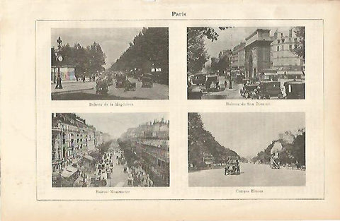 LAMINA ESPASA 2260: Calles de Paris