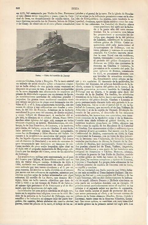 LAMINA ESPASA 22562: Castillo de Jarasp Suiza