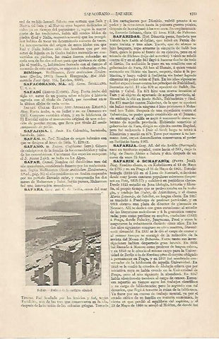 LAMINA ESPASA 22915: Ruinas de Safara Sicilia