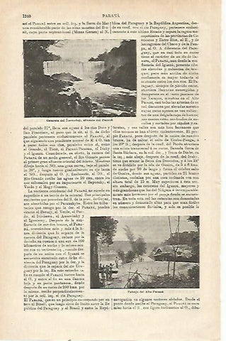 LAMINA ESPASA 23624: Catarata del Nacunday en Panama