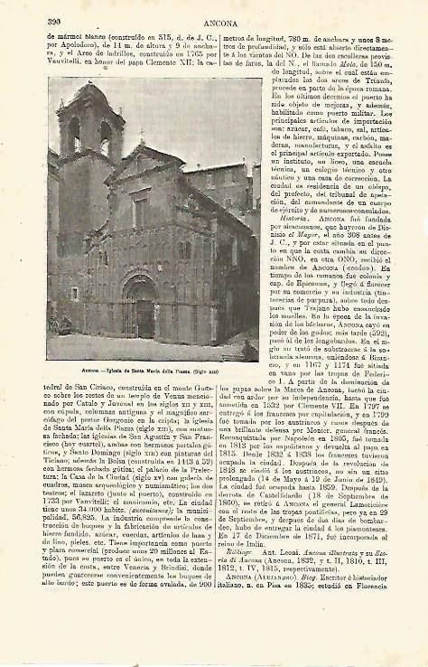 LAMINA ESPASA 23739: Iglesia de Santa Maria en Ancona
