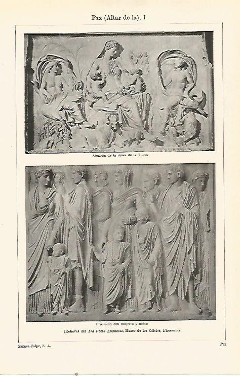 LAMINA ESPASA 23866: Ara Pacis Augustae
