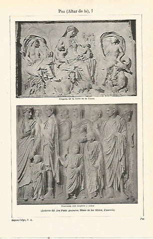 LAMINA ESPASA 23866: Ara Pacis Augustae