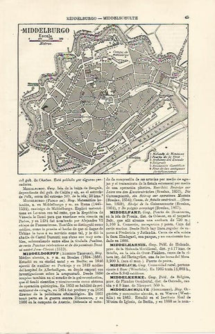 LAMINA ESPASA 23936: Plano de Middelburgo