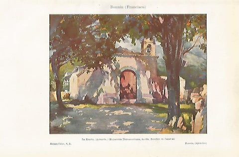 LAMINA ESPASA 24346: La Ermita por F. Bonnin