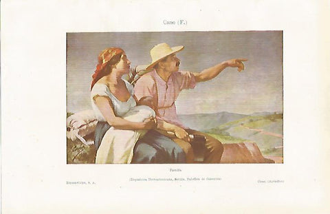 LAMINA ESPASA 24401: Familia por F. Cano