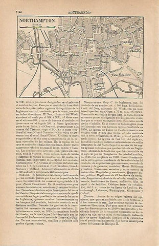 LAMINA ESPASA 20253: Plano de Northampton
