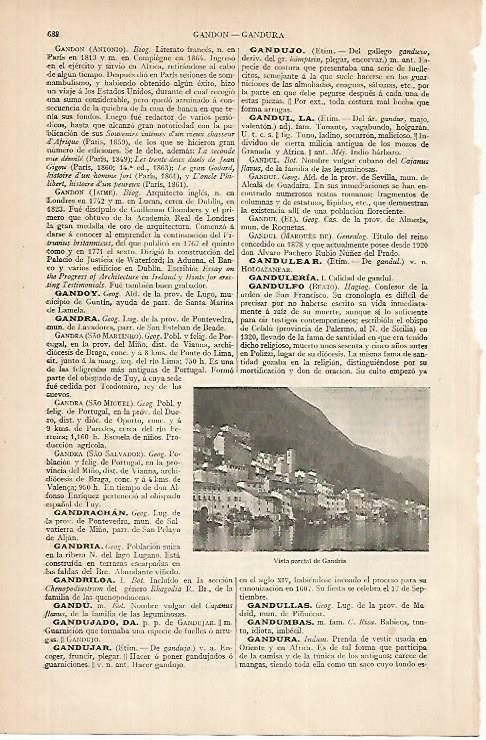 LAMINA ESPASA 24850: Vista parcial de Gandria Suiza
