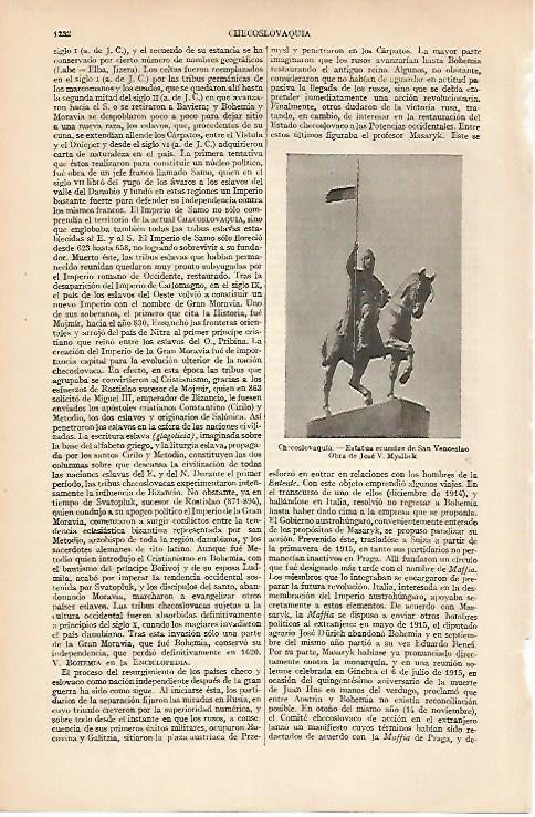 LAMINA ESPASA 25081: San Venceslao en Checoslovaquia