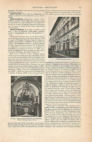 LAMINA ESPASA 25148: Palacio Bentivoglio en Ferrara