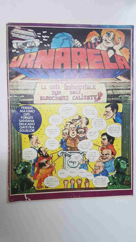 comic, revista: Urnarela, La Guia indiscutible para unas elecciones calientes