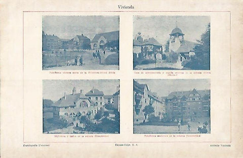 LAMINA ESPASA 4155: Vivienda en la Colonia Friedrichhof y Altenhof