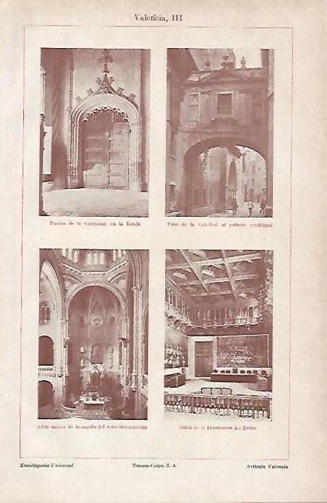 LAMINA ESPASA 4743: Imagenes de Valencia