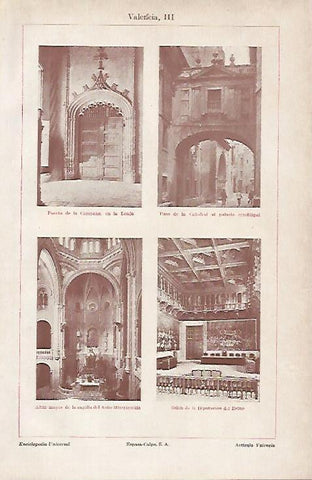 LAMINA ESPASA 4743: Imagenes de Valencia