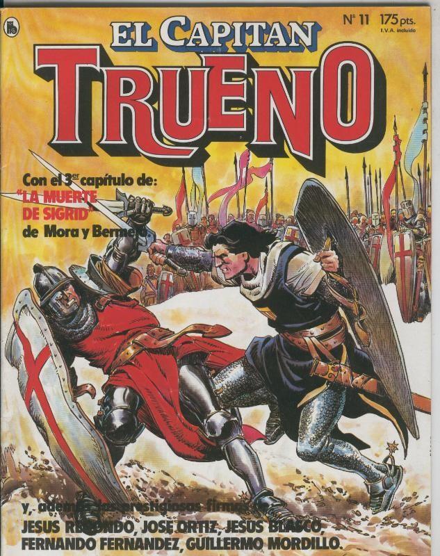 El Capitan Trueno revista numero 11; La muerte de Sigrid