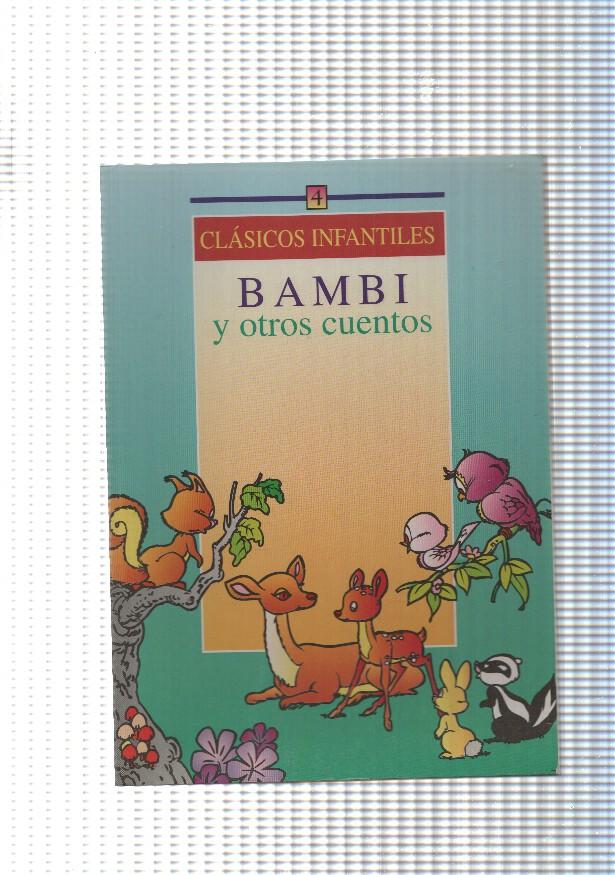 Clasicos infantiles: Bambi y otros cuentos: El Flautista de Hamelin- Caperucita Roja