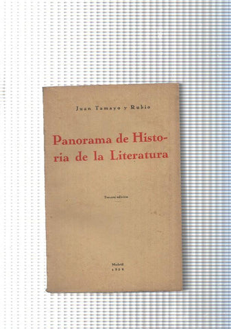 Panorama de Historia de la Literatura