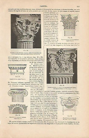 LAMINA ESPASA 4256: Capitel romano