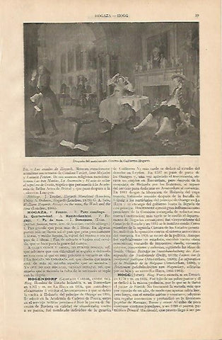 LAMINA ESPASA 4411: Despues del matrimonio por Hogarth