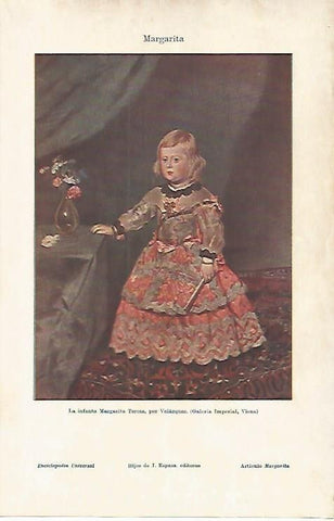 LAMINA ESPASA 4060: La infanta Margarita Teresa por Velazquez