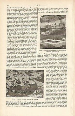 LAMINA ESPASA 4647: Excavaciones en Utica Tunez