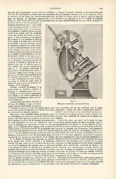 LAMINA ESPASA 4641: Maquina de embutir de mesa inclinada