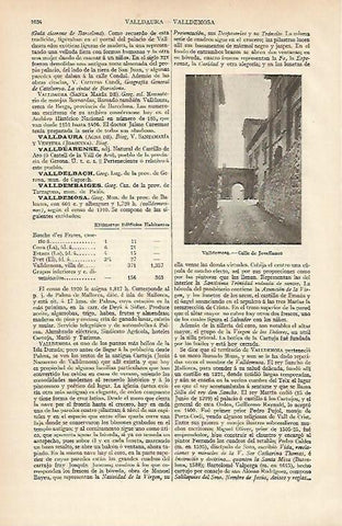 LAMINA ESPASA 4810: Calle Jovellanos en Valldemosa Mallorca