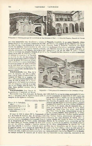LAMINA ESPASA 4764: Vistas de Valparaiso Zamora