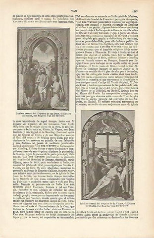 LAMINA ESPASA 4847: Obras de Van der Weyden