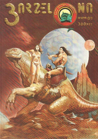 revista: Barzelona num 09 - Selene capitulo V, con guion y dibujo de Monte Blanco