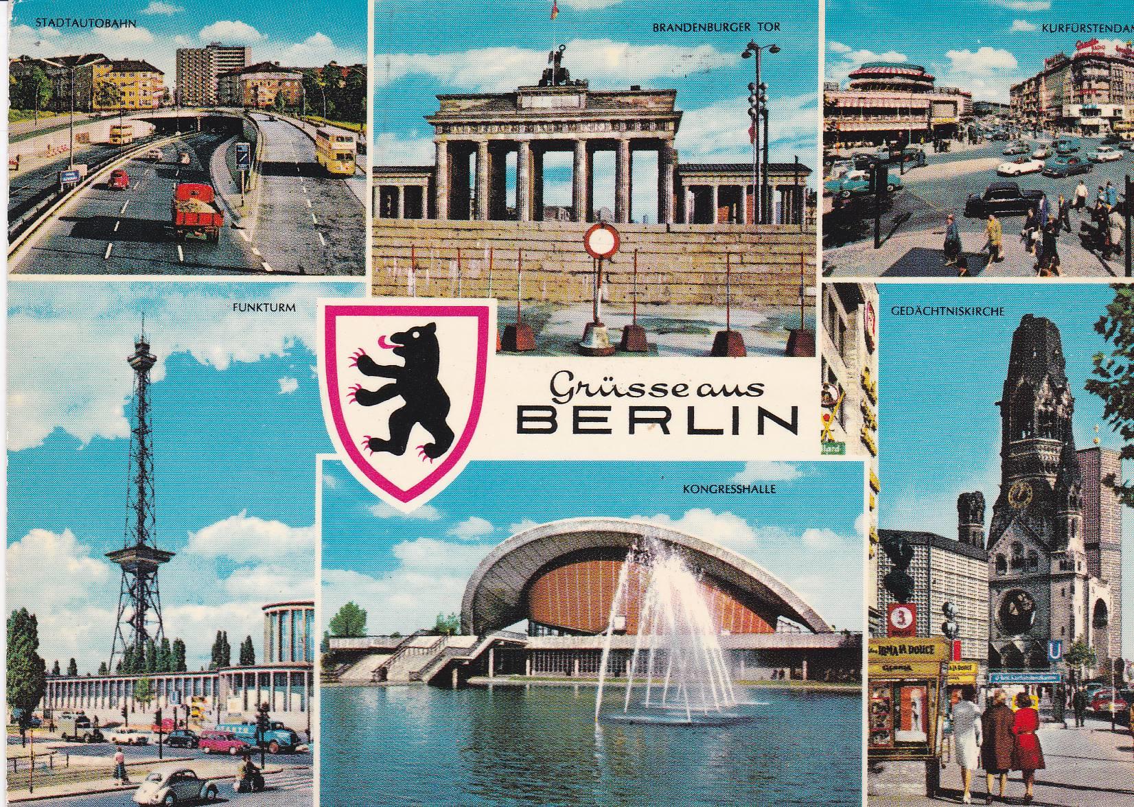 POSTAL B8310: BERLIN: DIVERSOS ASPECTOS