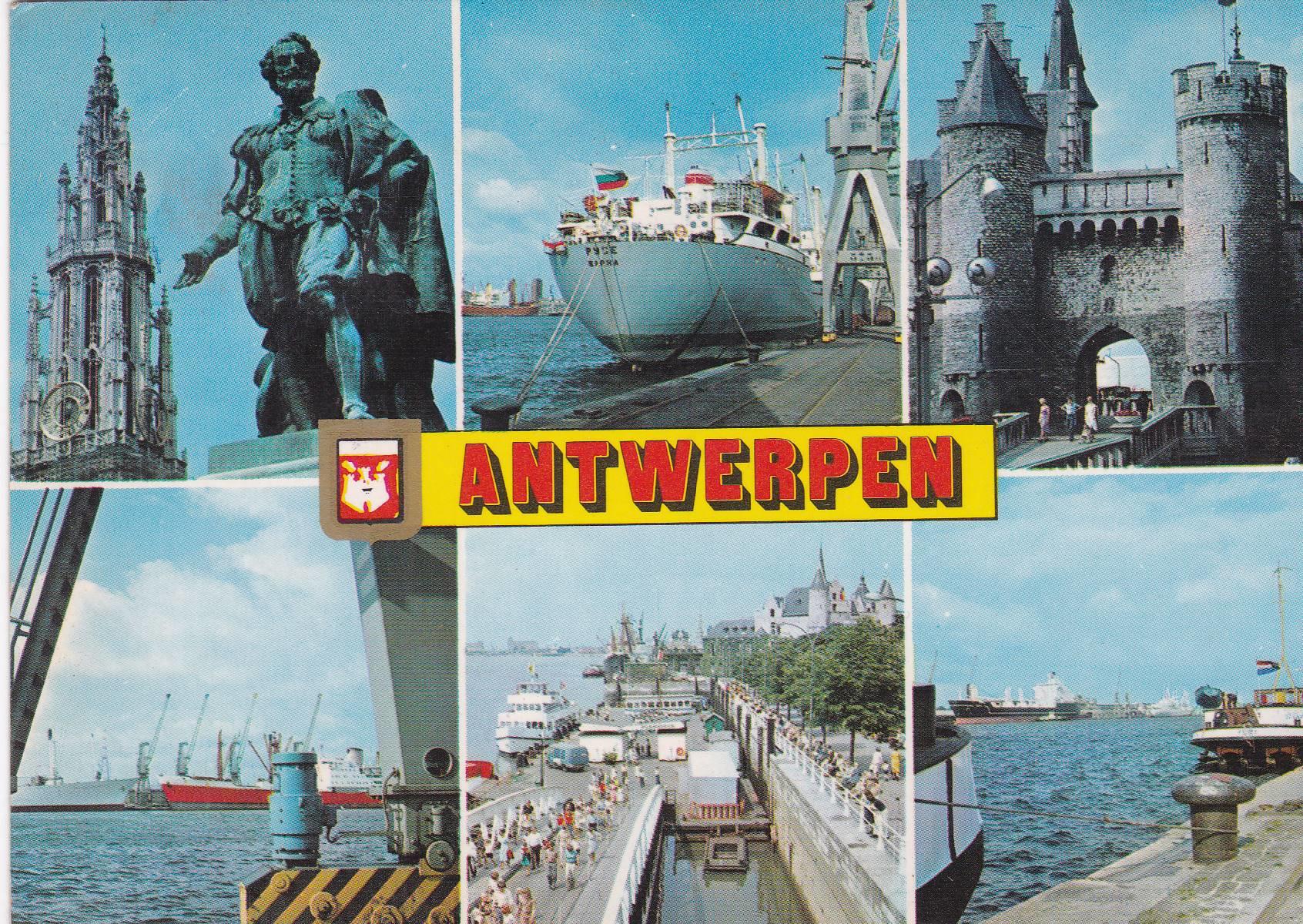 POSTAL B8313: ALEMANIA: ANTWERPEN