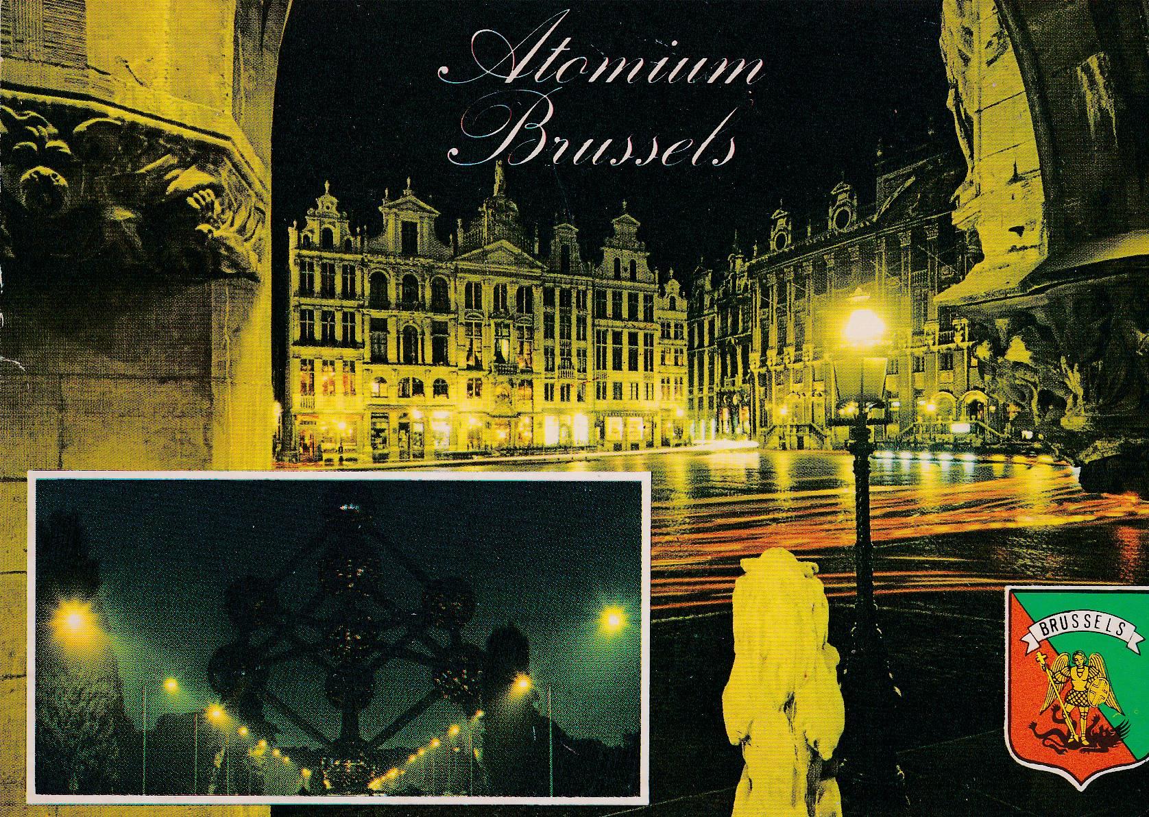 POSTAL B8315: BRUSELAS: ATOMIUM