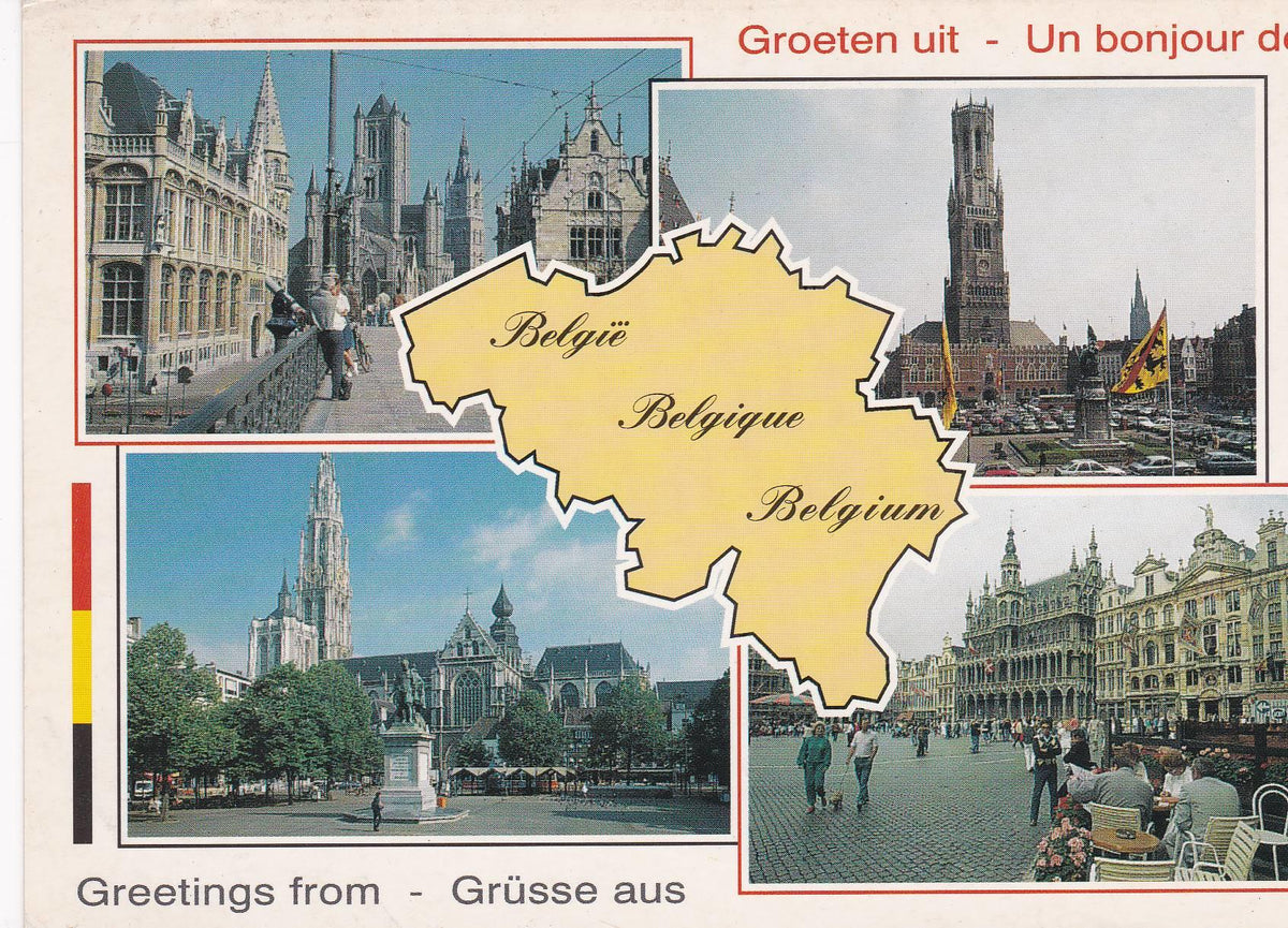 POSTAL B8317: BELGICA: DIVERSOS ASPECTOS