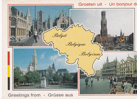 POSTAL B8317: BELGICA: DIVERSOS ASPECTOS