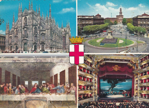 POSTAL B8360: MILAN: DIVERSOS ASPECTOS